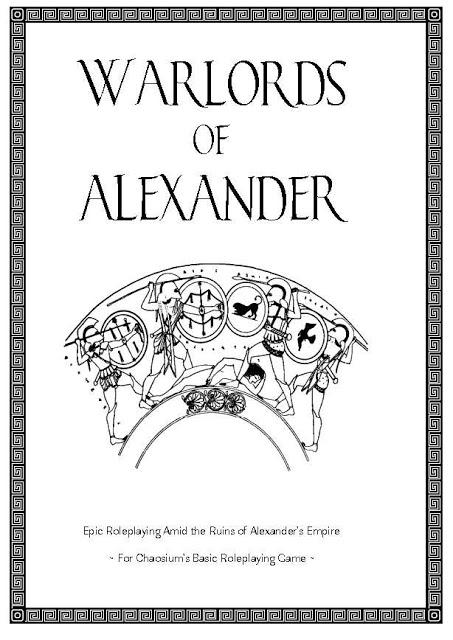 Warlords of Alexander: BRP en tiempos de los Diádocos y los Epígonos