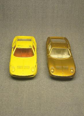 Lamborghini Miura de Matchbox comparado