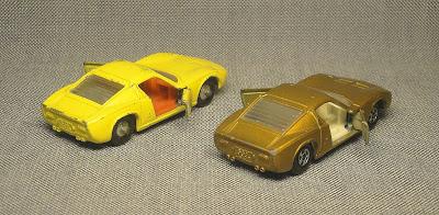 Lamborghini Miura de Matchbox comparado