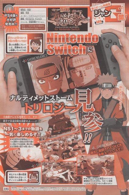 Se anuncia Naruto Shippuden: Ultimate Storm Trilogy para Nintendo Switch,