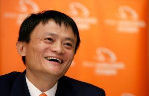 FILE PHOTO: Jack Ma, chairman and then-chief executive officer of Alibaba Group Holding Ltd., laughs at a news conference in Hong Kong, China, on Tuesday, Nov. 6, 2007. Alibaba, which rode China's emergence as an economic superpower over the last 15 years to become a massive online marketplace for everything from forks to forklifts, filed today for what could become the largest U.S. initial public offering ever. Photographer: Daniel J. Groshong/Bloomberg *** Local Caption *** Jack Ma