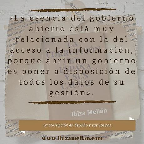 Frase sobre el gobierno abierto