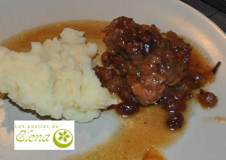 Solomillo al Pedro Ximenez con dátiles y pasas