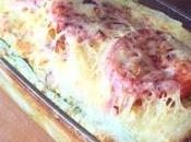 Croque- cake calabacin queso cabra