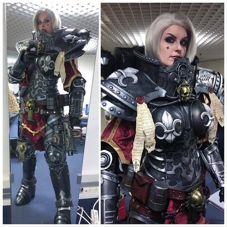 Dos cosplays de Warhammer: W40K y WFB