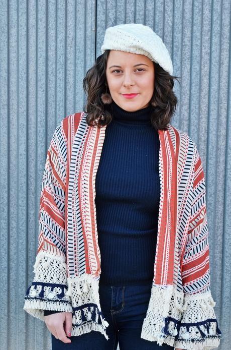 Cómo llevar un kimono en invierno