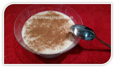 Arroz con leche de coco