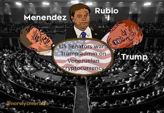 Marcos Rubio y Bob Menéndez le temen a la criptomoneda venezolana