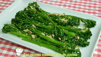 Cómo hacer bimi con vinagreta