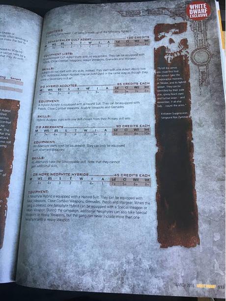Filtradas las reglas del Culto Genestealer para Necromunda Filtradas las reglas del Culto Genestealer para Necromunda