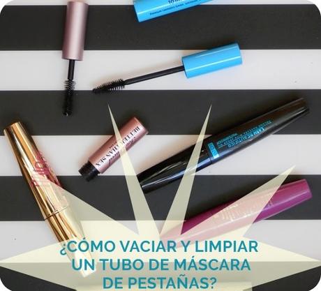 vaciar limpiar mascara pestañas