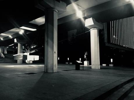 La imagen puede contener: noche