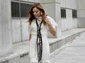 Vestido boho blanco encaje
