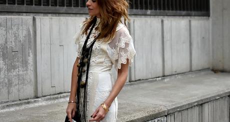 Vestido boho blanco de encaje