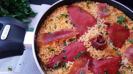 Arroz caldoso con almejas