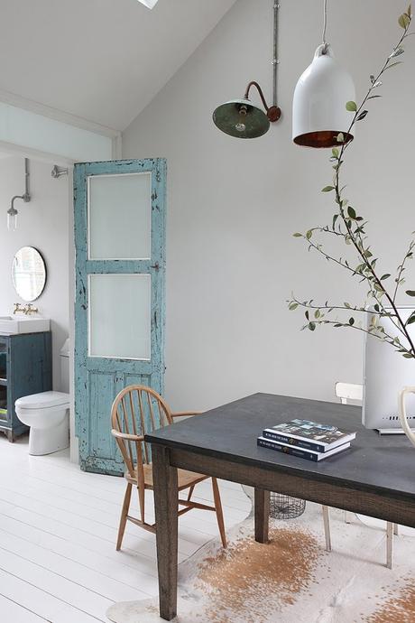 vivienda londres estilo rústico nórdico estilo boho decoración interiores decoración en blanco decoración colores country style decor casa de campo bohemian house 