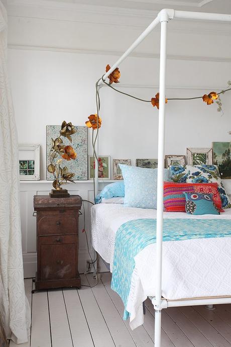 vivienda londres estilo rústico nórdico estilo boho decoración interiores decoración en blanco decoración colores country style decor casa de campo bohemian house 