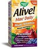Nature's Way, Alive Multi-Vitaminico Maxima potencia, 90 capsulas veganas