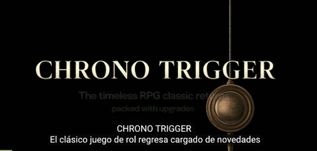 Ya disponible CHRONO TRIGGER® para PC a través de STEAM Ya disponible CHRONO TRIGGER® para PC a través de STEAM