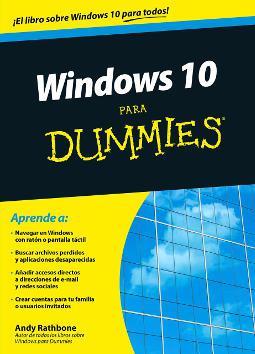 Portada de Windows 10 para Dummies