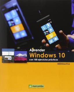 Portada de Aprender Windows 10 con 100 ejercicios prácticos