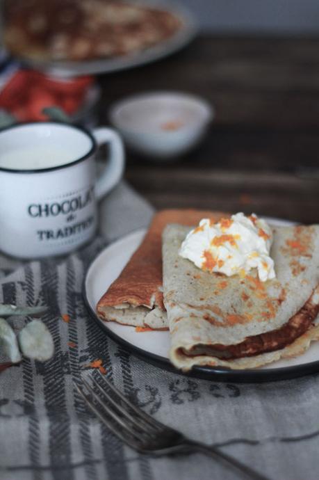 Crepes de avena saludables