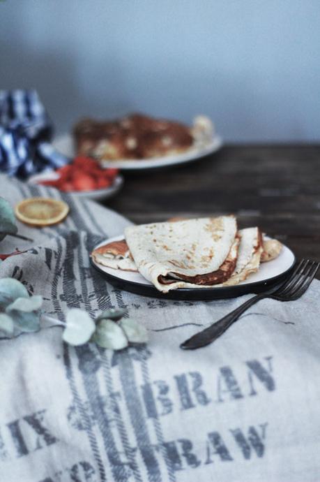 Crepes de avena saludables