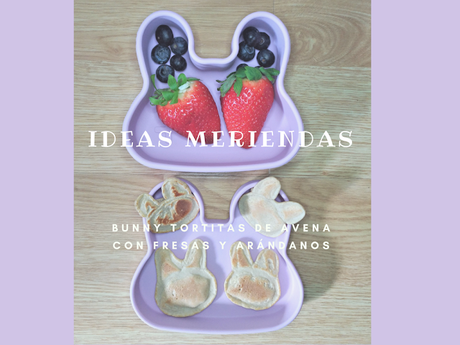 IDEA MERIENDA para niños niñas peques  Bunny Tortitas We Might Be Tiny Tutete Porta snacks snackie