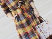 abrigo largo cuadros