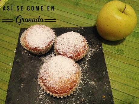 Muffins de manzana sin gluten