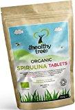 Tabletas de Espirulina Orgánica - Ricas en aminoácidos, clorofila, proteína y calcio - Espirulina comprimidos orgánica fáciles de digerir de TheHealthyTree Company y certificadas en el Reino Unido