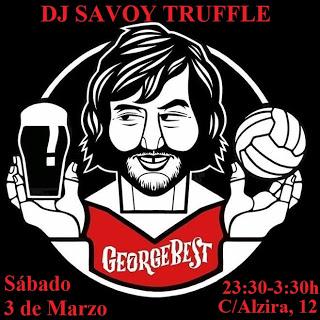 Pinchada marciana y sideral de Dj Savoy Truffle en el George Best de Valencia.