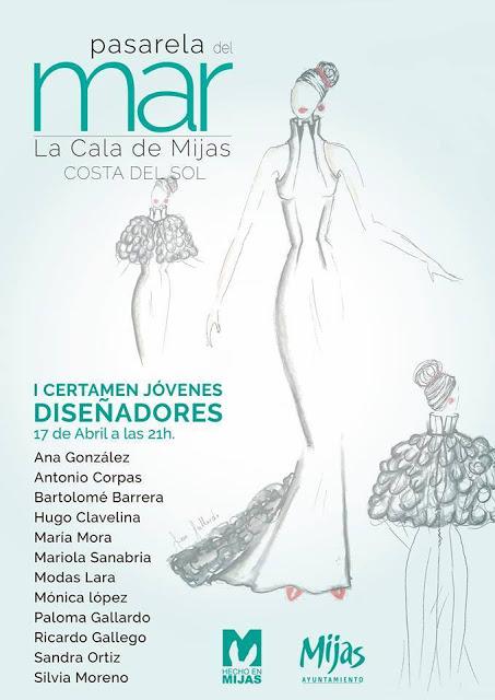 pasarela del mar en la cala de Mijas