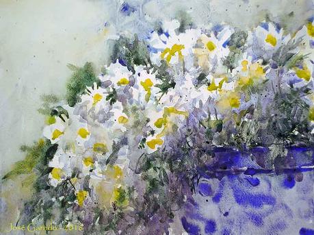 Acuarelas febrero 2018 - 8 años del blog