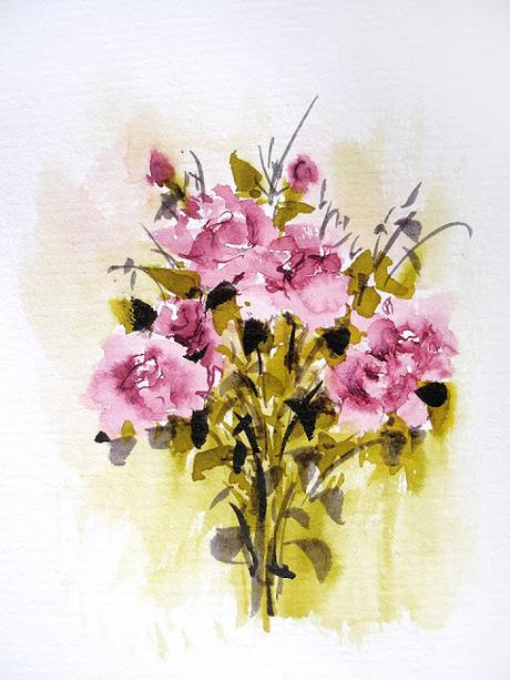 Acuarelas febrero 2018 - 8 años del blog