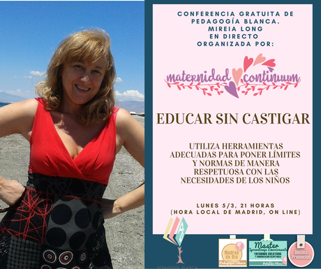 Webinar gratuito con Mireia Long “Educar sin castigar”