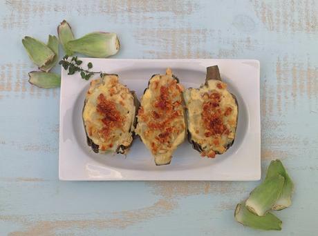 Receta de alcachofas gratinadas