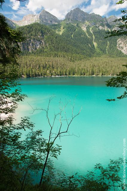 Viaje Dolomitas Italia lago di Tovel