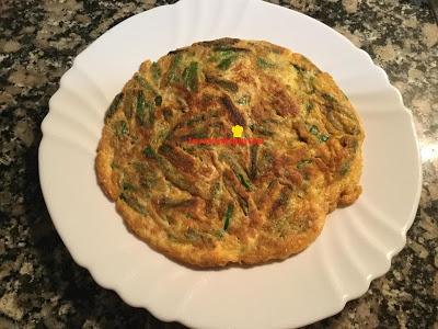 TORTILLA DE ESPÁRRAGOS VERDES