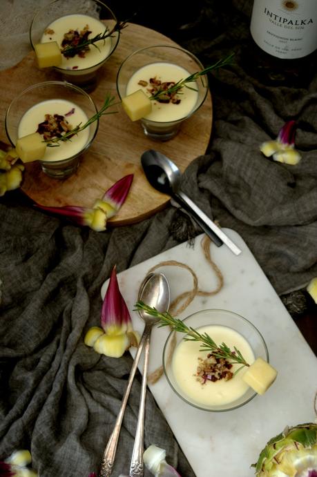 Crema de alcachofas y mousse de Idiazábal, un plato sencillo con grandes aspiraciones