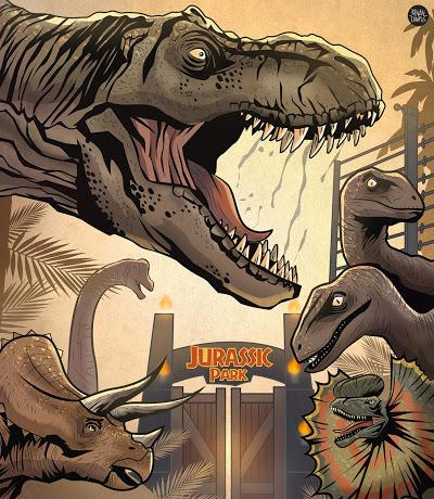Unas cuantas ilustraciones dinosaurianas... (XXI)