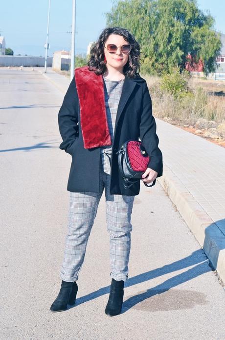 Cómo llevar un conjunto de estampado principe de gales