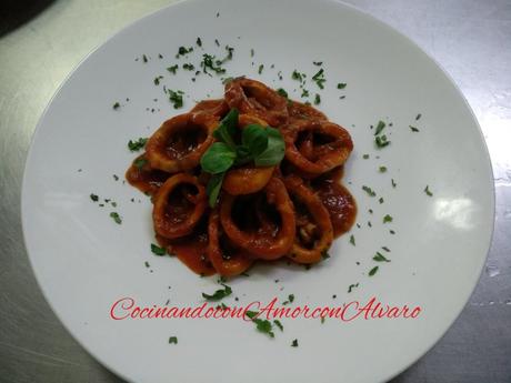 Calamares en Salsa Americana Calamares en Salsa Americana