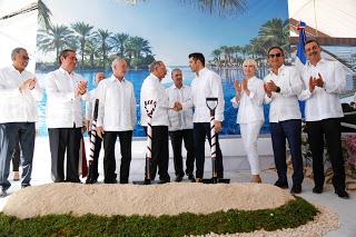 Primer picazo a  las obras del futuro hotel Lopesan Costa Bávaro