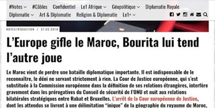 Titulares de la amordaza prensa marroquí ante la Corte Superior de Justicia Europea