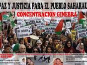 Concentración Ginebra DD.HH. Sahara Occidental