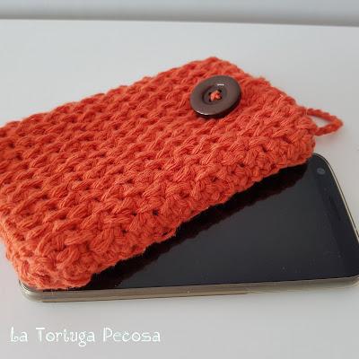 FUNDA MÓVIL CROCHET