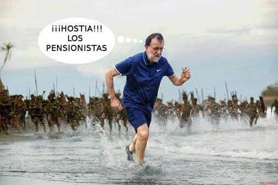 Jubilados y pensionistas españoles contra el Gobierno del PP.