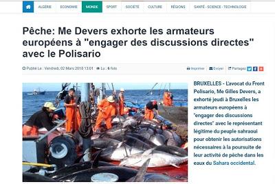 Gilles Devers, abogado Frente Polisario: 