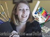 Materiales usados Bullet Journal
